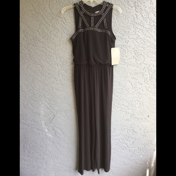 spense black jumpsuit